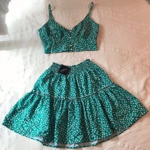 NEW Zaful Crop Top & Skirt
